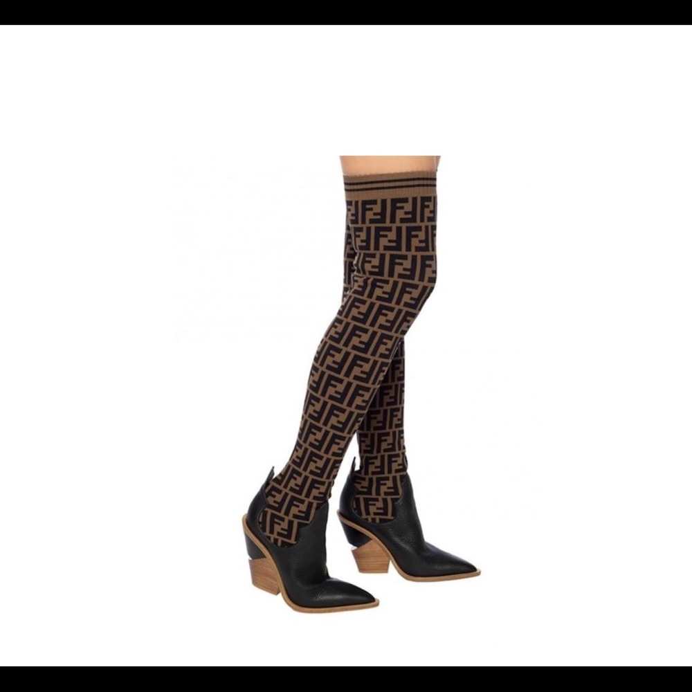 Fendi Thigh High Boots
